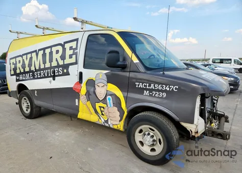 2017 Chevrolet Express G2500 z USA, uszkodzony, nr VIN 1GCWGAFF6H1127672